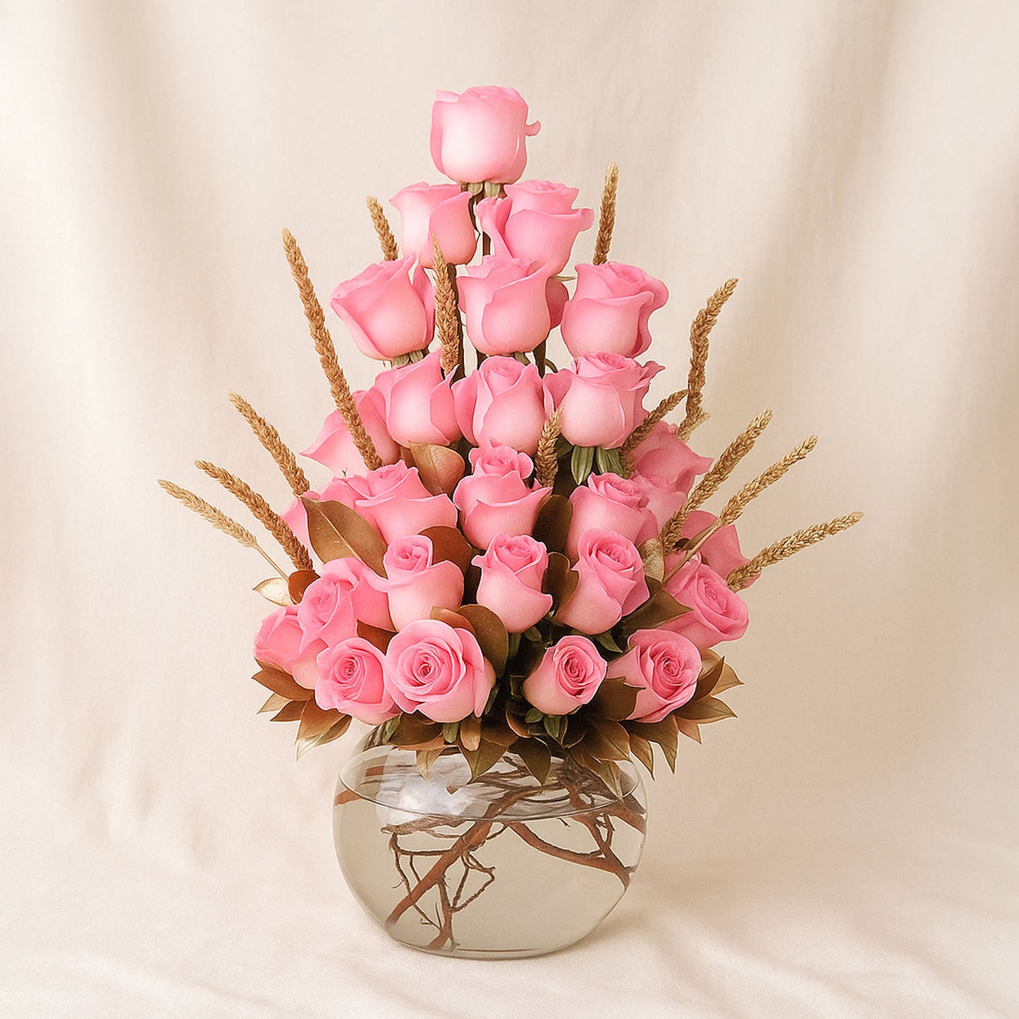 28 Pink Roses Beauty