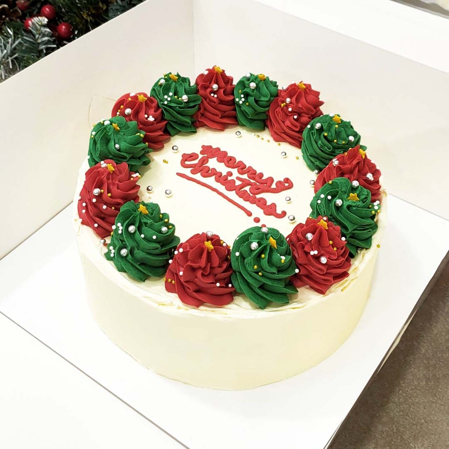 Christmas Tree Cake