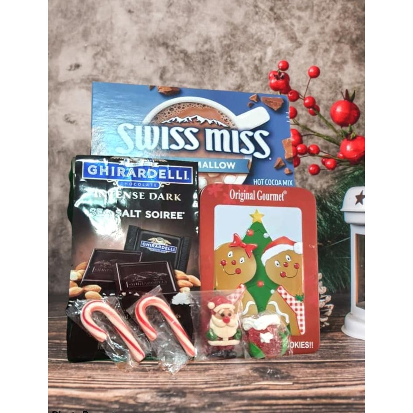 Ghirardelli Dark Christmas Basket