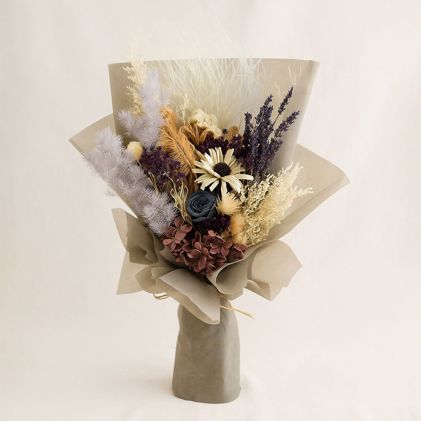 Lovely Mixed Preserved Flowers Bouquet