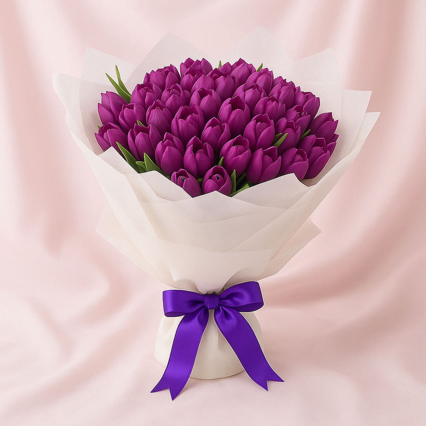 Purple Tulip Grand Bouquet