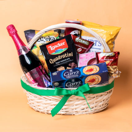 Sparkling Juice & Snacks Basket