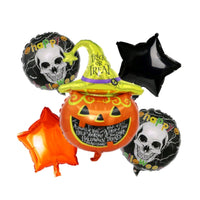 5 In 1 Pumpkin Head Halloween Balloon