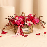 Basket of Love Roses