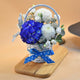 Beautiful Mixed Flowers Round Basket