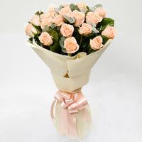 Bouquet Of Peach Roses
