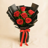 Bunch of Beautiful 6 Red Roses