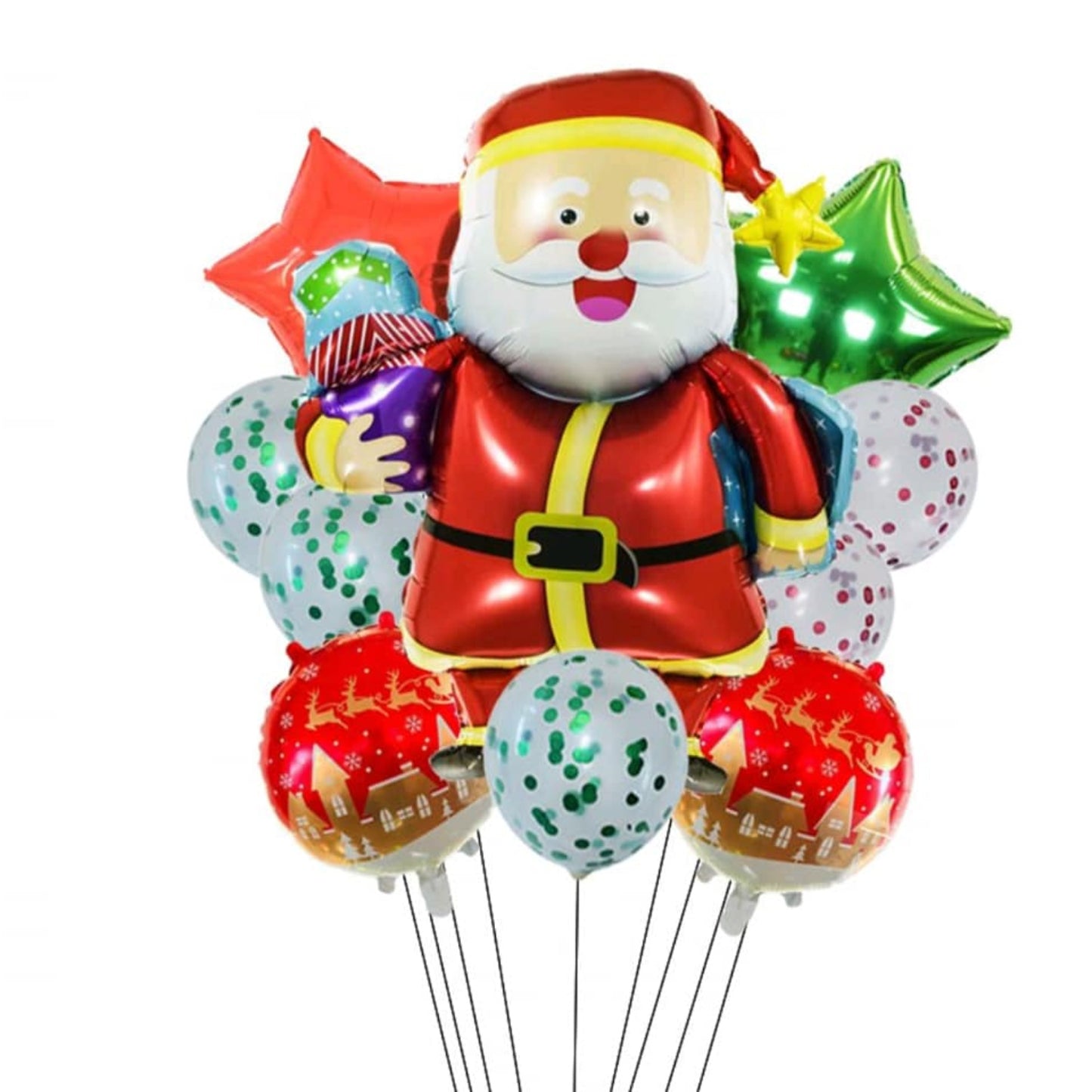 Christmas And Santa Balloon Set