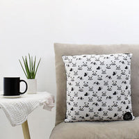 Cute Panda Printed Square Pillow