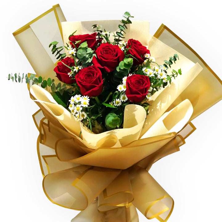Designer Red Roses Bouquet