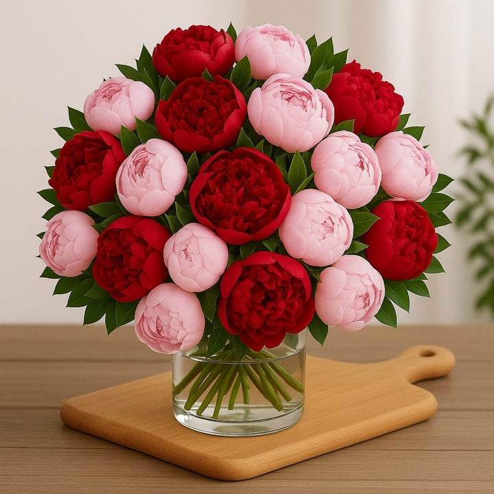 Evening Glory Peonies Bunch