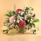 Exotic Mixed Flowers Circular Box