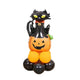 Giant Halloween Pumpkin Black Cat Balloon
