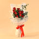 Hot Red Roses Bouquet