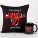 Hug From Heart Mug And Cushion Combo
