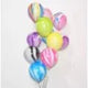 Marble Design Balloons 10 Pcs