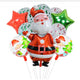 Merry Christmas And Santa Balloon Set
