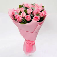 Passionate Pink Roses Bouquet