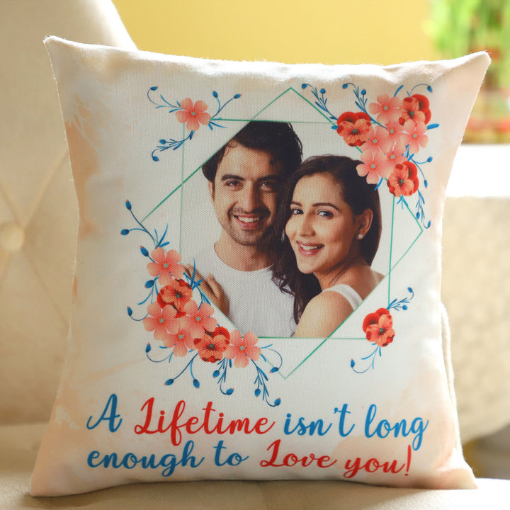 Personalised Lifetime Love Cushion
