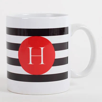Personalised Striped Mug