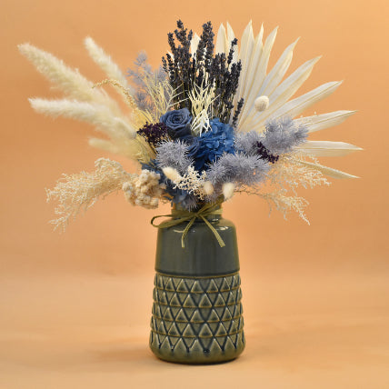 Premium Mixed Preserved Flowers Arrangement