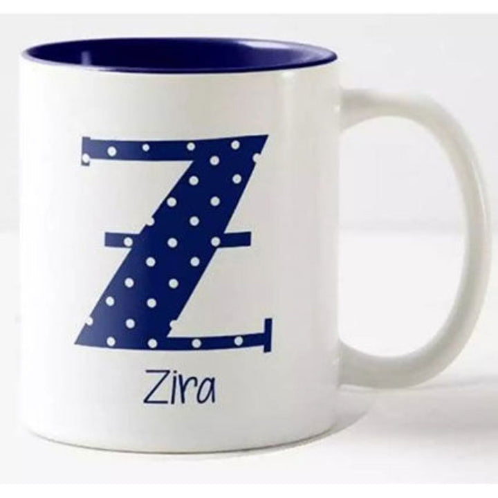 Pretty Initial And Name Personalized Mug