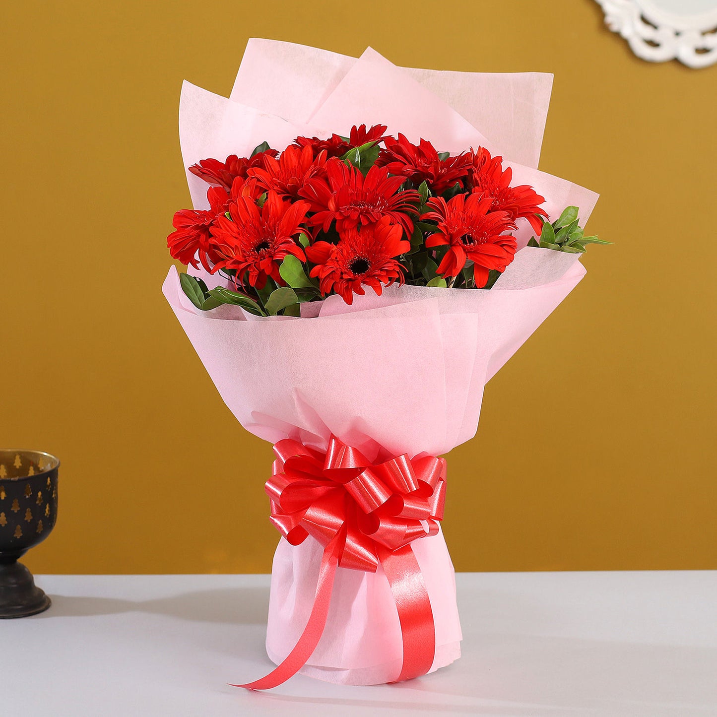 Ravishing Red Gerberas Bouquet