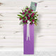 Ravishing Mixed Flowers Cardboard Stand
