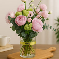 Refreshing Mixed Flower Cylindrical Vase