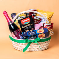 Sparkling Juice & Snacks Basket