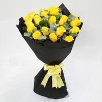 Sunshine Yellow Roses Bouquet