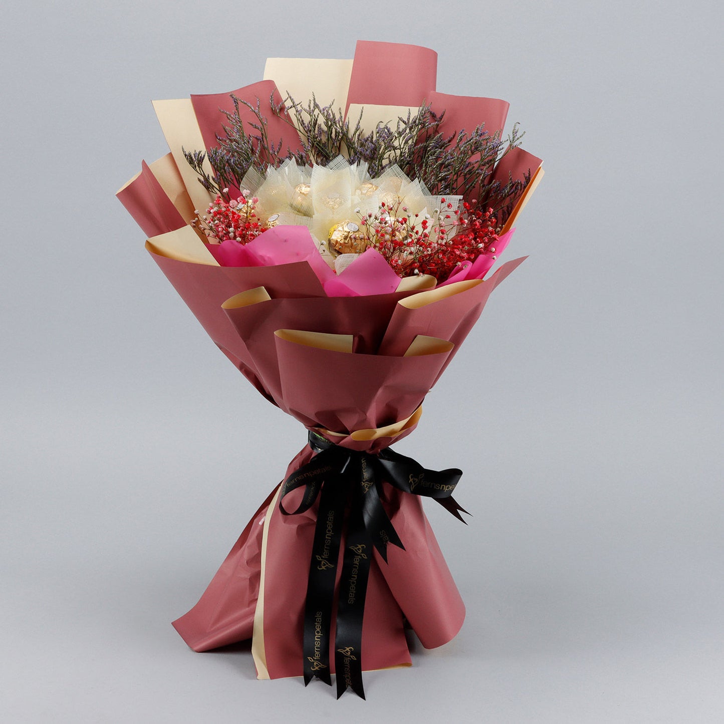Sweet Rocher Bouquet with Chocolate