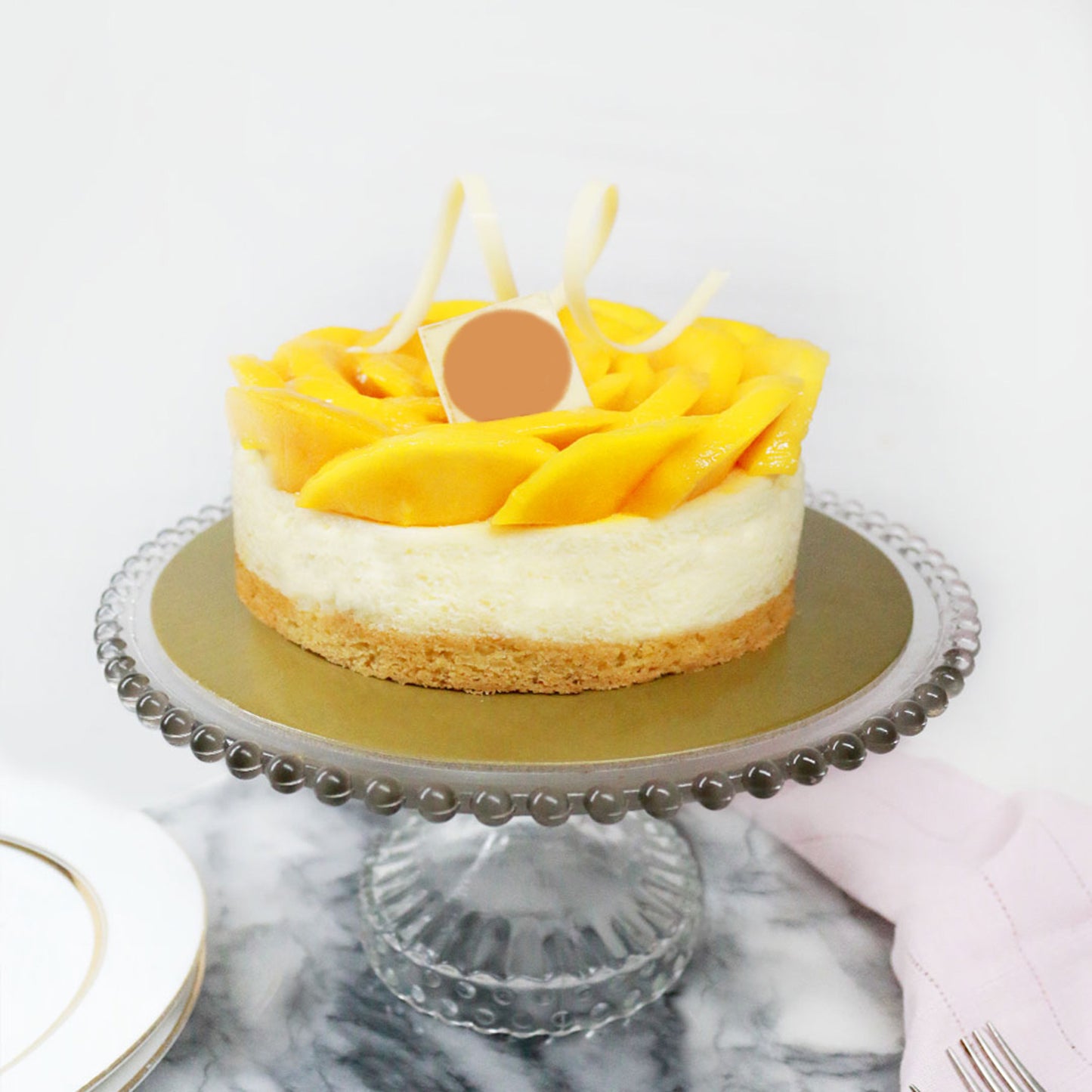 Tempting Mango Chiboust Cake