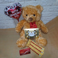 Valentines Chocolate & Teddy Gift Set